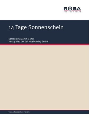 cover image of 14 Tage Sonnenschein